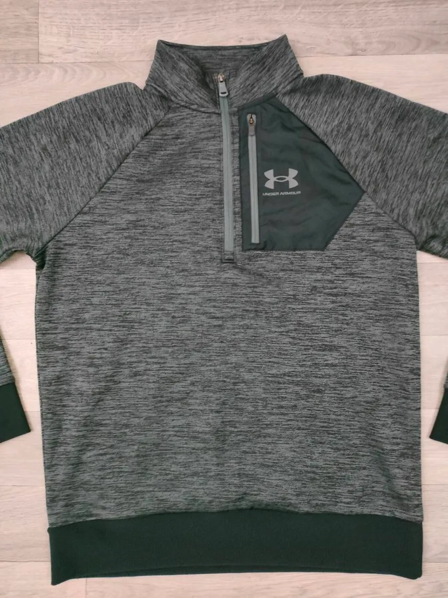 Under Armour Half Zip Golf Jumper Mens Medium - Image 2