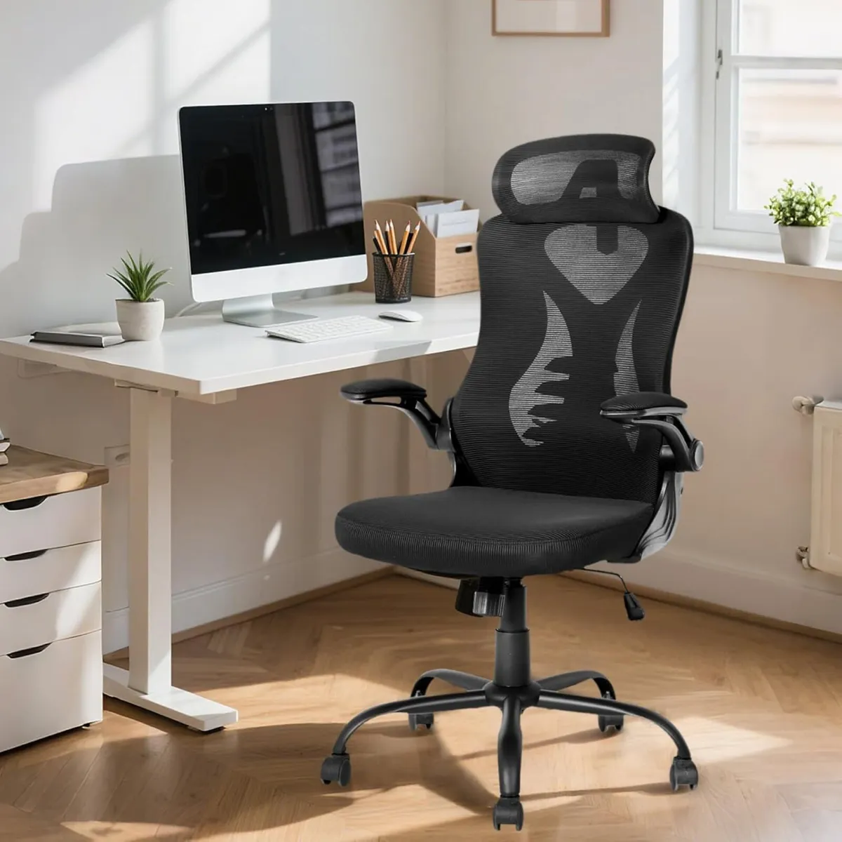 Ergonomic Office Chair: Computer Desk Chair with - Image 4