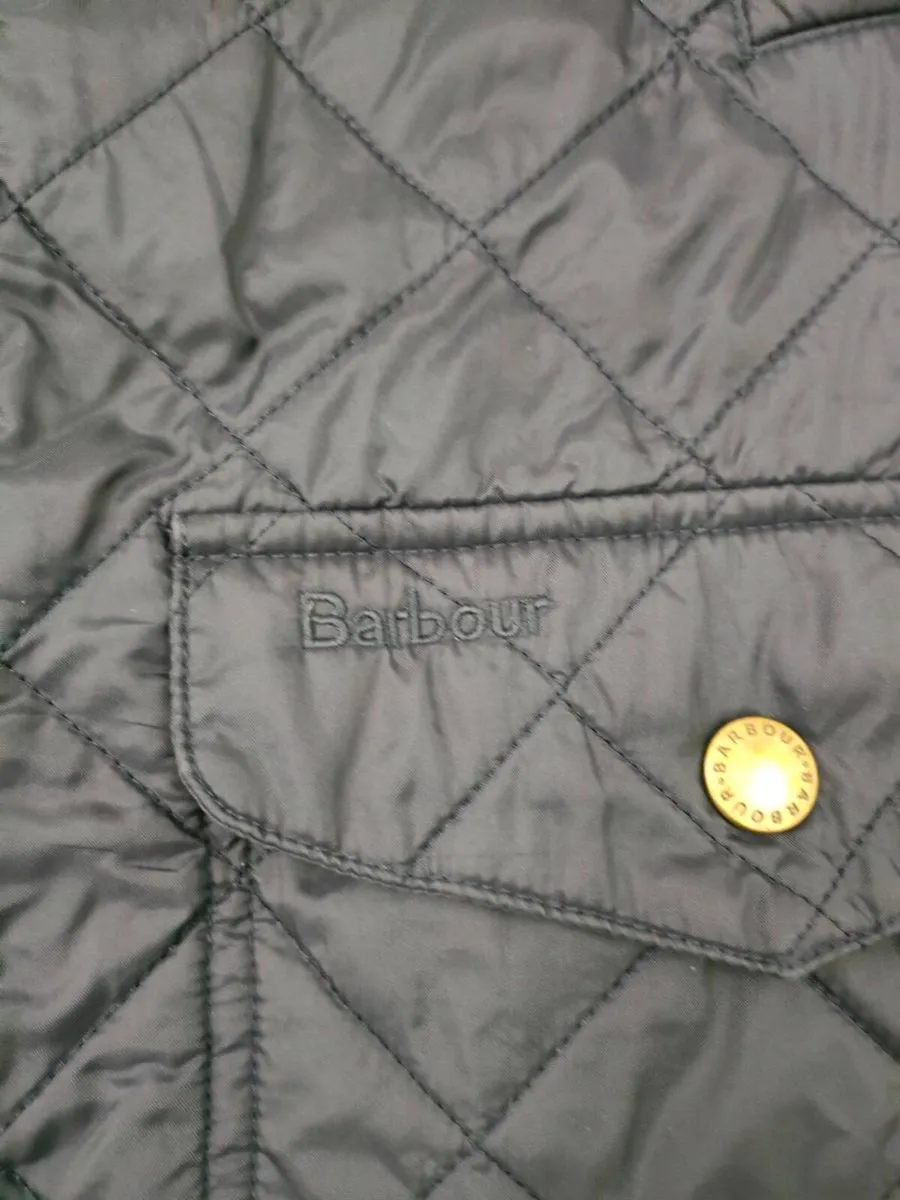 Barbour Canterdale Quilted Jacket Cord Collar M - Image 3