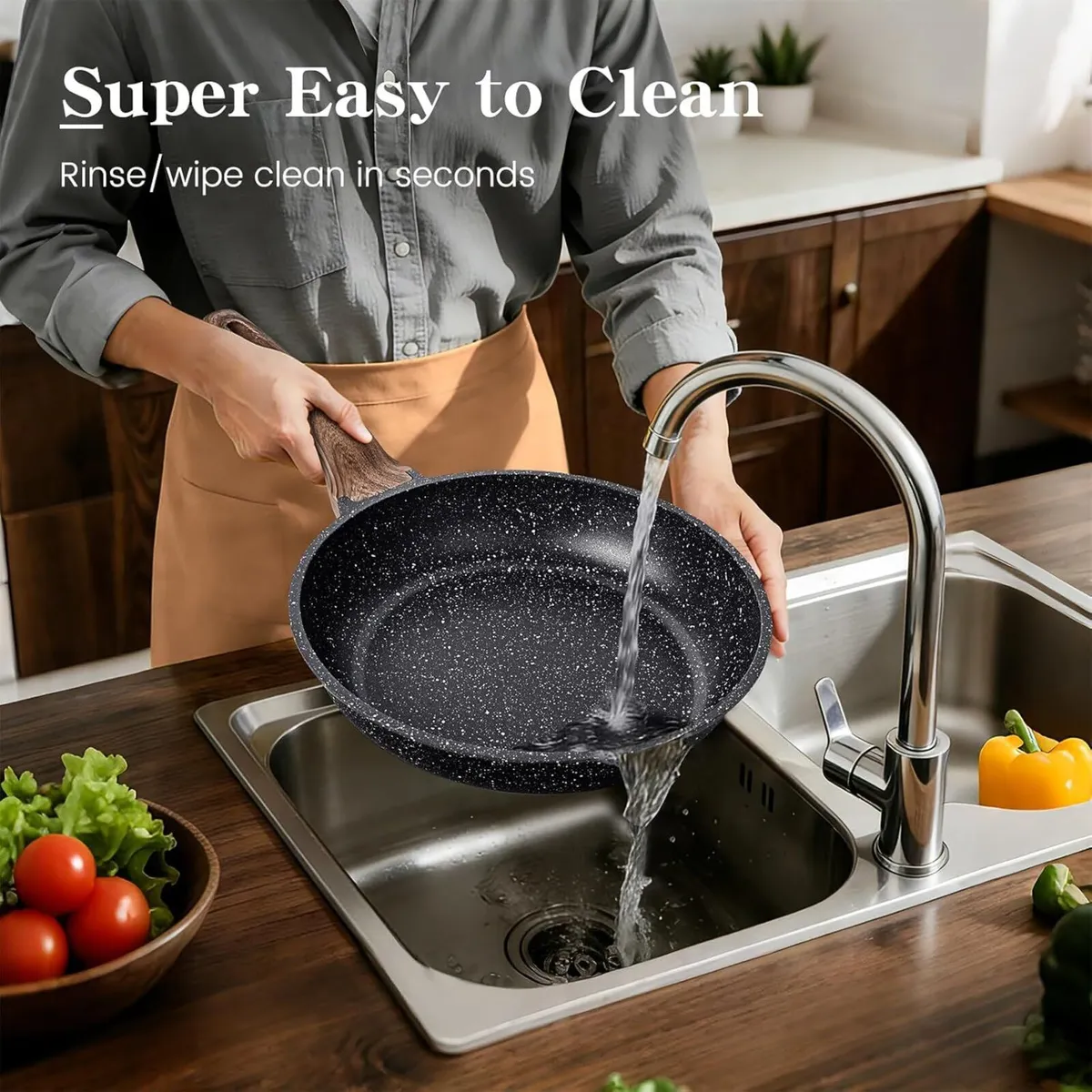 Induction Hob Pots and Pans Set - 13pcs Nonstick - Image 4