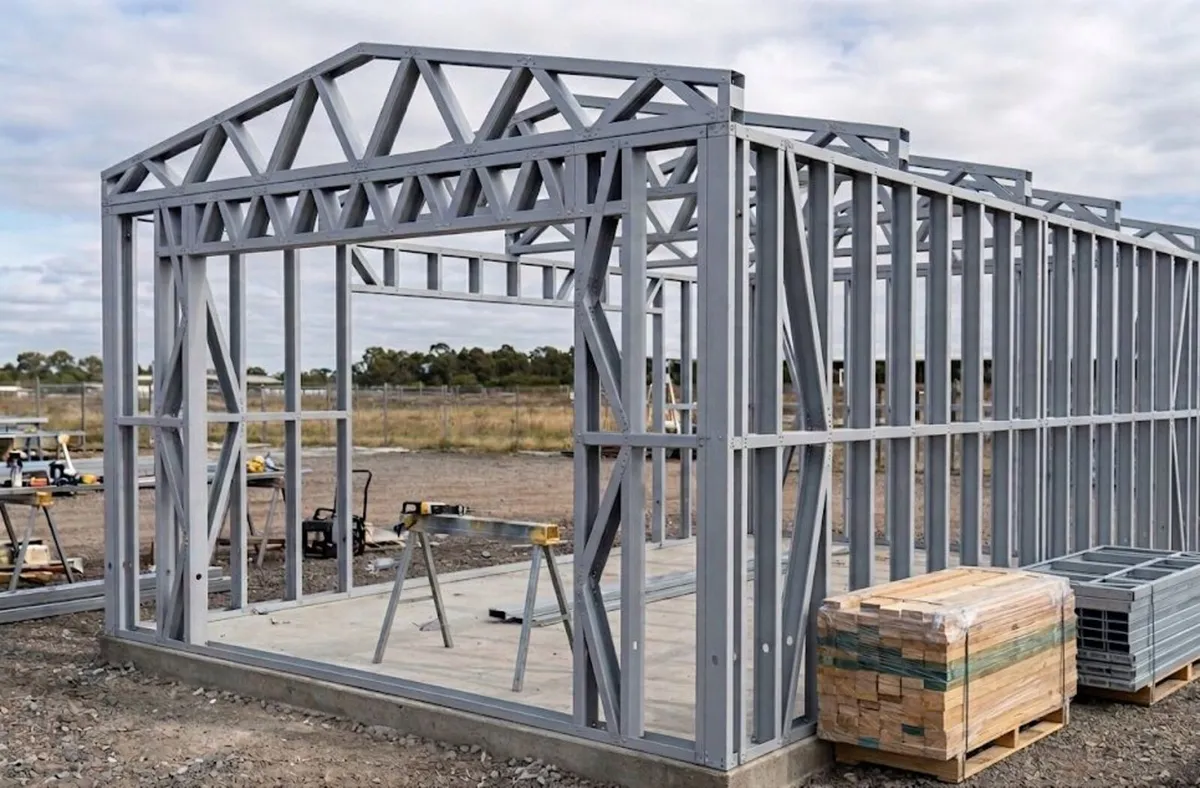 Farm Steel shed frame & Car garage metal frame - Image 1