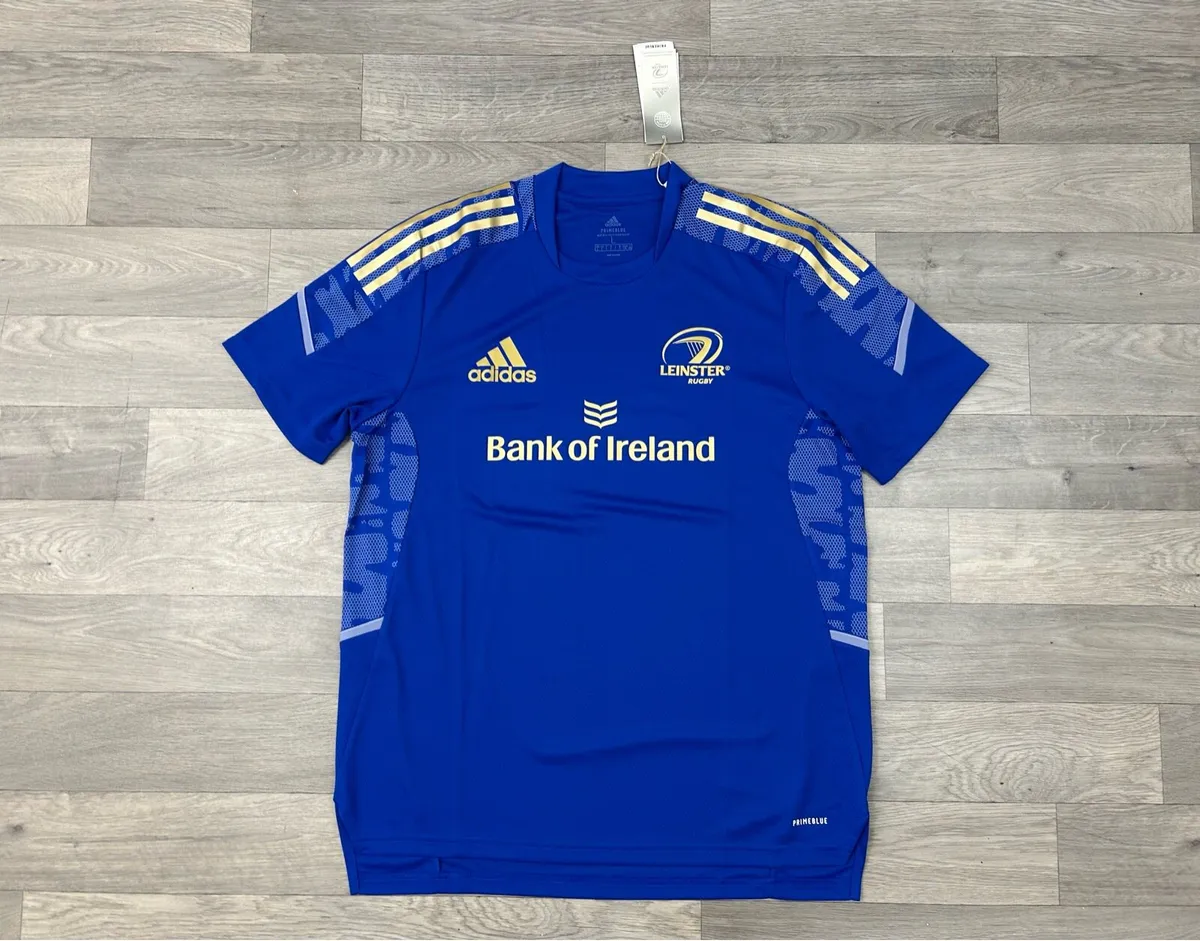 New Adidas Leinster Rugby Jersey Shirt Mens Large - Image 1