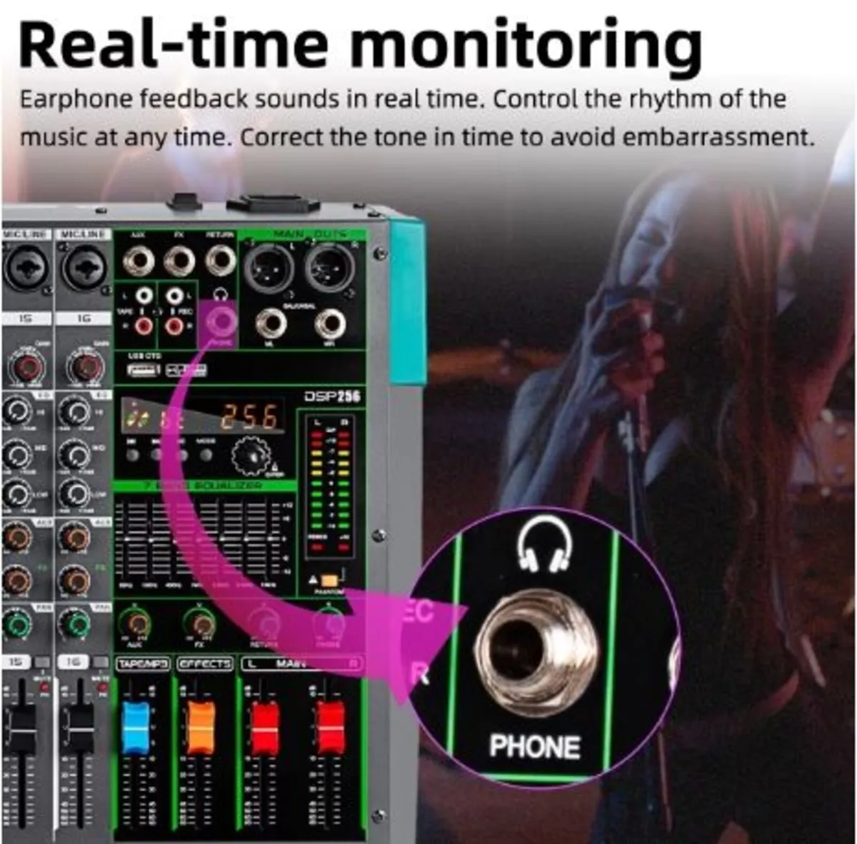 12 Channels Audio Sound Mixer - Image 3
