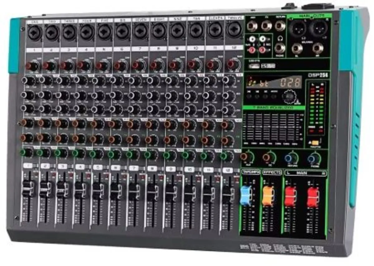 12 Channels Audio Sound Mixer - Image 1