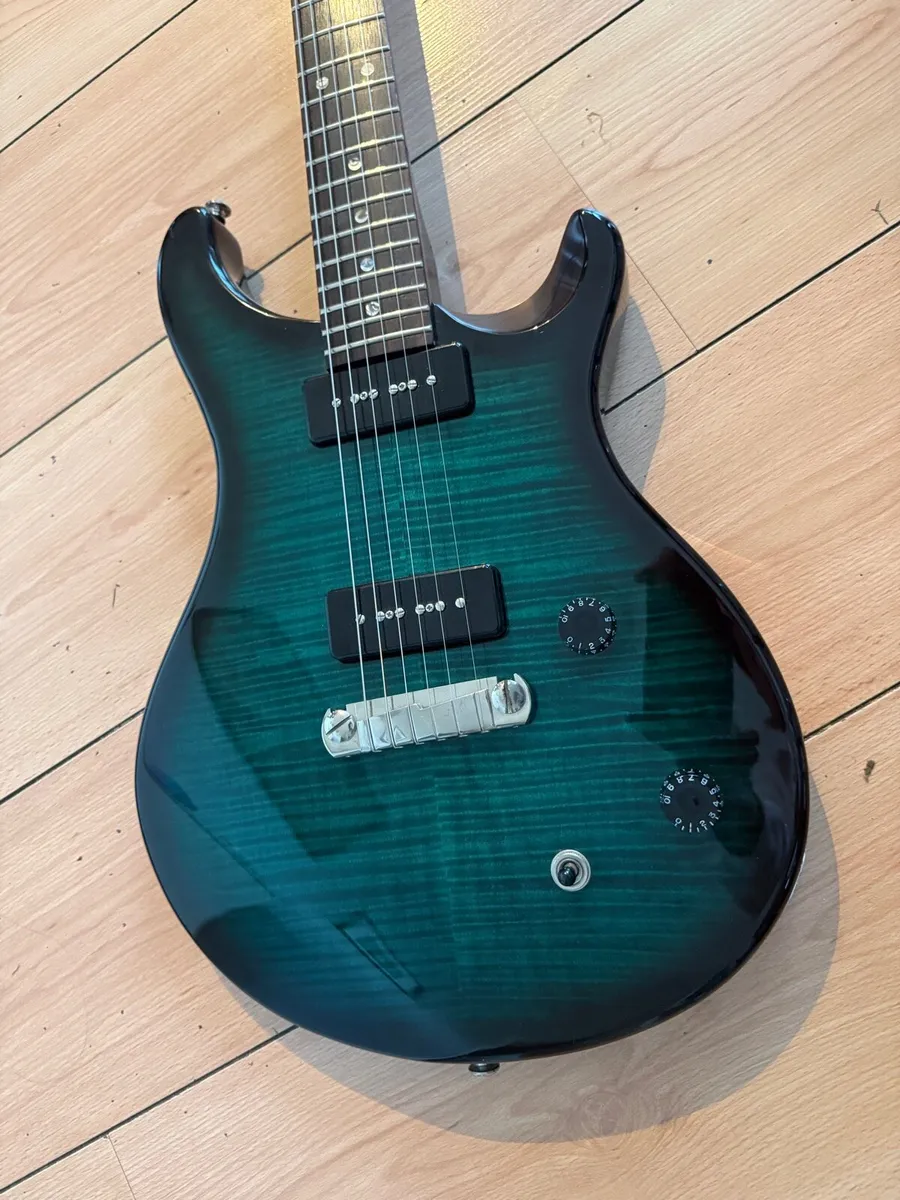 Prs Se Soapbar II Green Burst guitar - Image 1