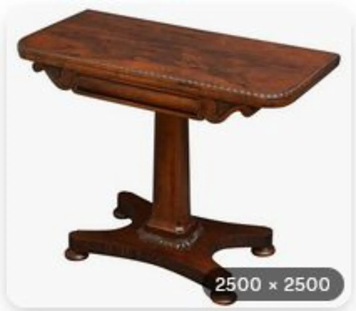 19th centuary english.Regency card table.