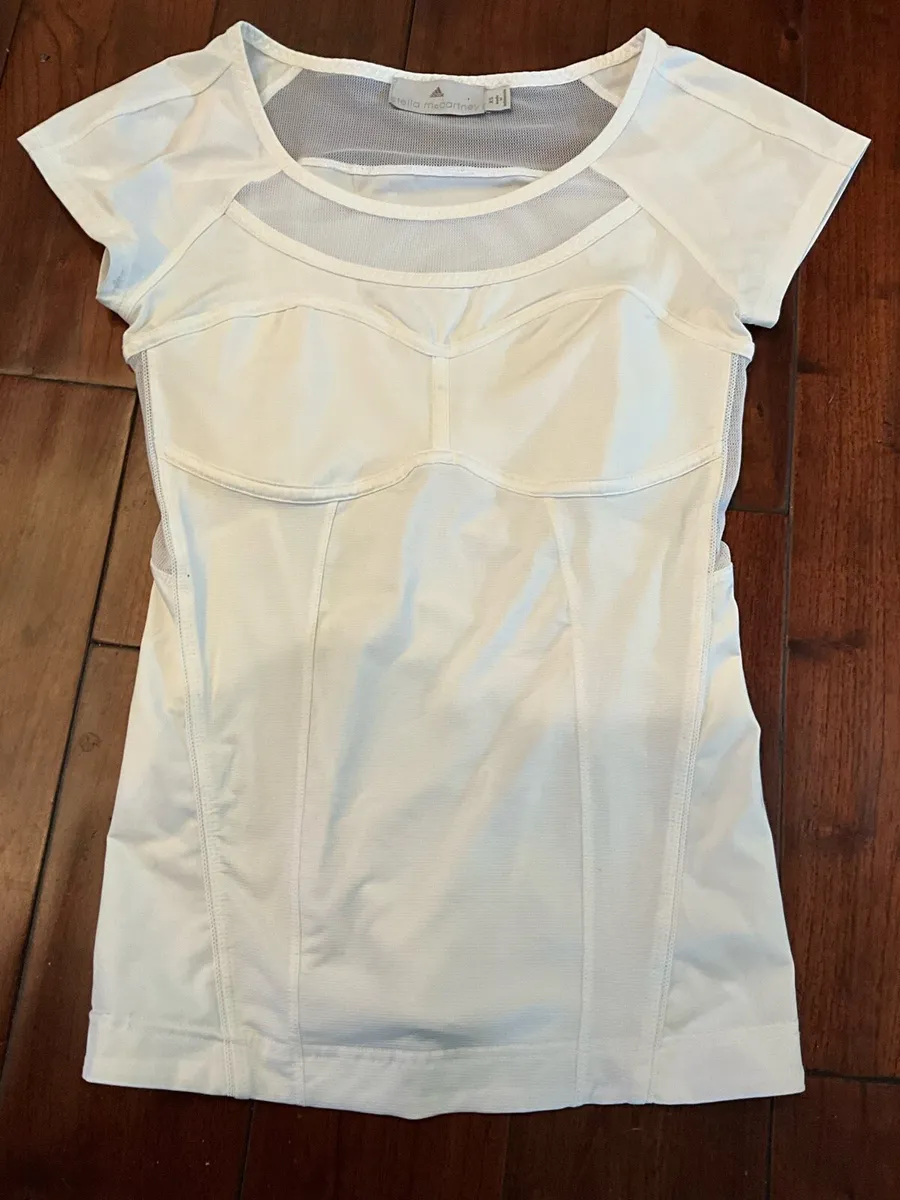 Adidas by STELLA McCARTNEY White Sports Top - Image 2