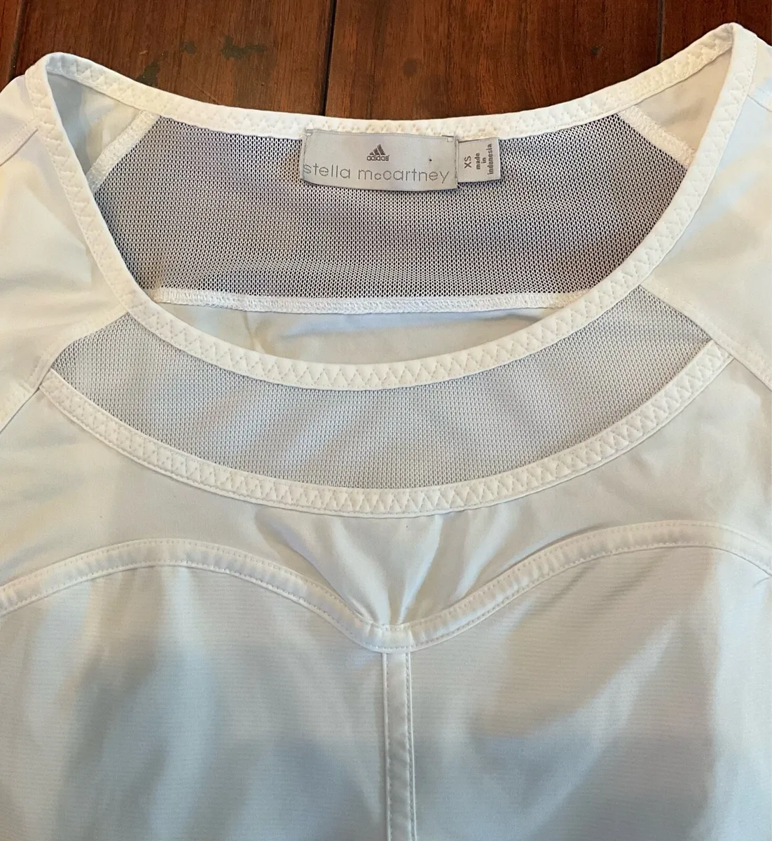 Adidas by STELLA McCARTNEY White Sports Top - Image 3