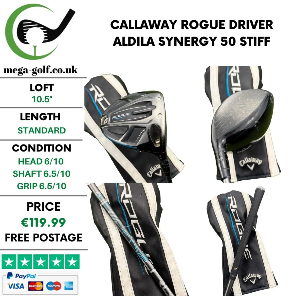 Callaway Rogue Driver / 10.5° / Stiff - Image 1