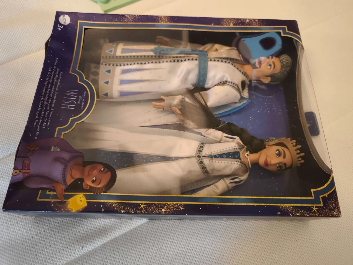 New Disney Wish Dolls-King Magnifico, Queen Amaya - Image 3