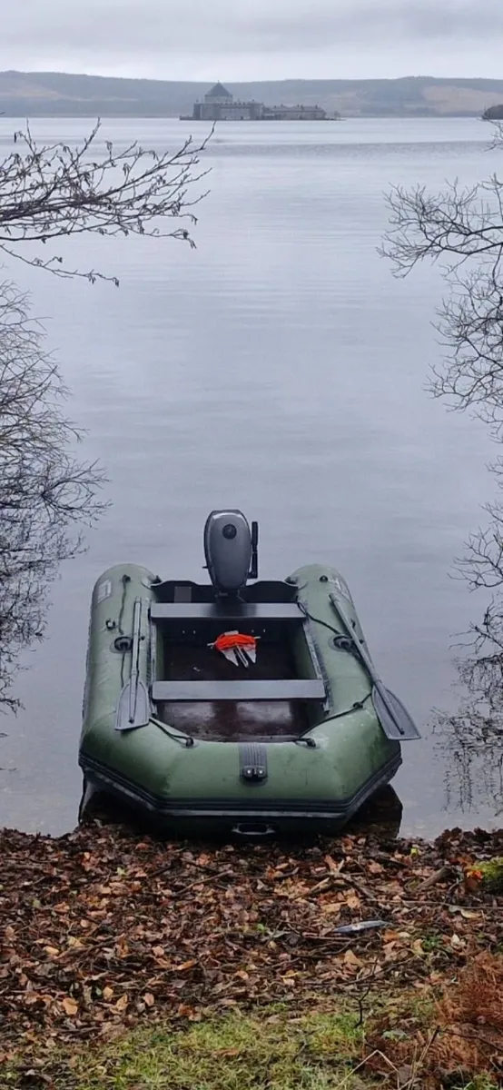 Inflatable Fishing Boat + Yamaha 4HP Outboard - Image 1