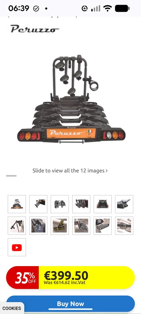 Bike rack tow bar - Image 3