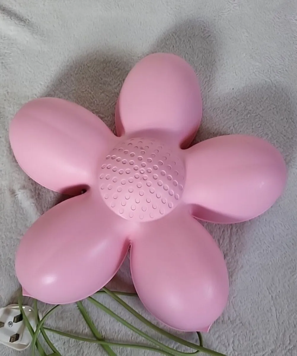 IKEA - pink flower wall light - Image 2