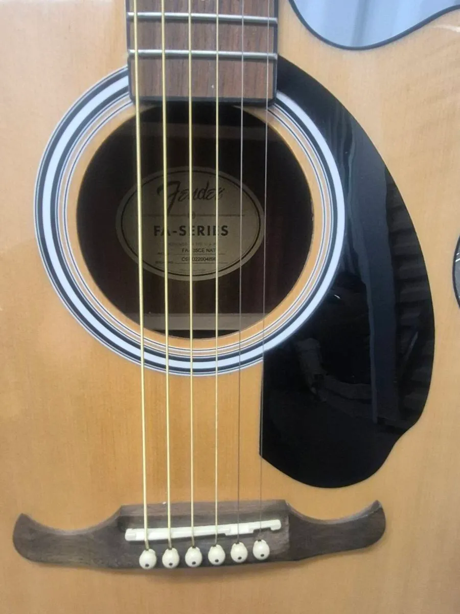 Fender FA135CE Semi Acoustic Guitar - Image 4