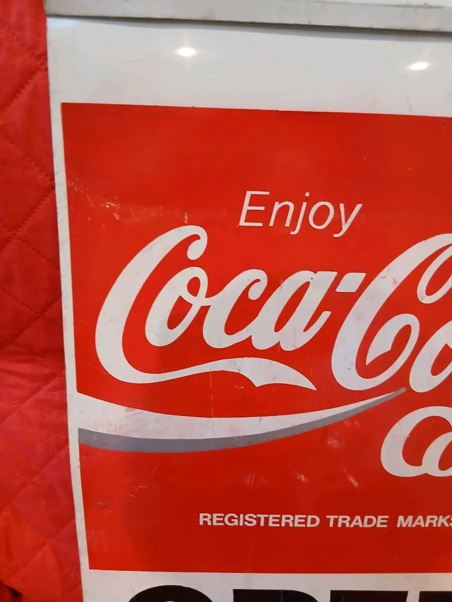 Vintage coca cola sign - Image 3