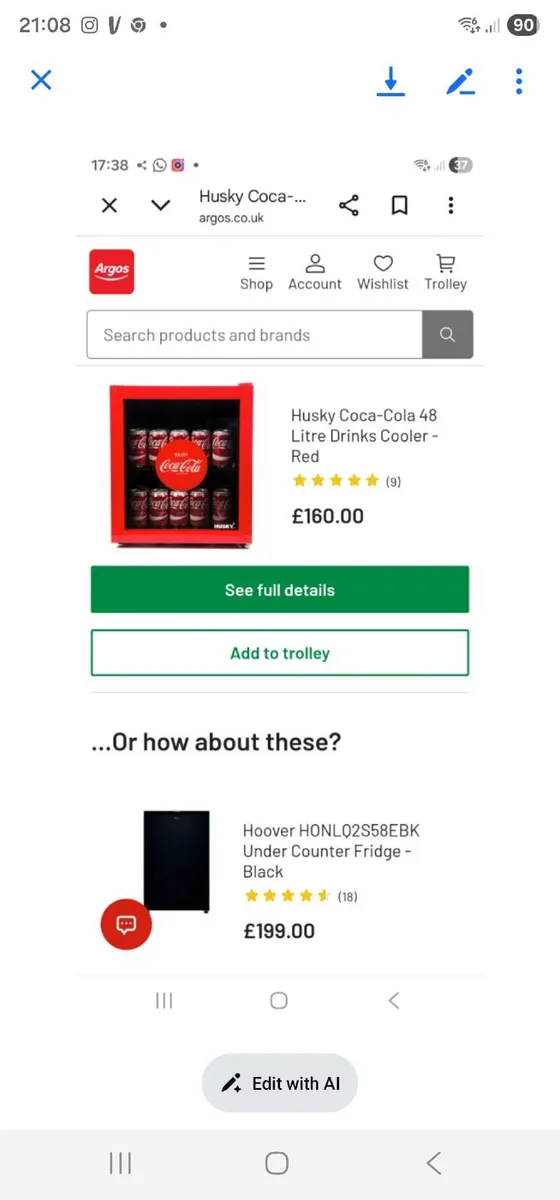 Mini fridge - Image 1