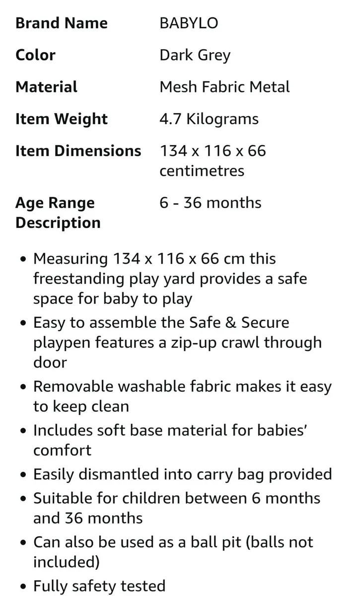Large baby playpen - Image 4