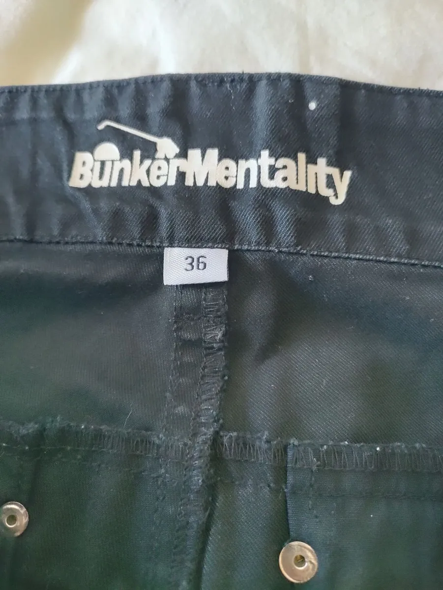 Bunker Mentality Golf Trousers 36W/31L - Image 3