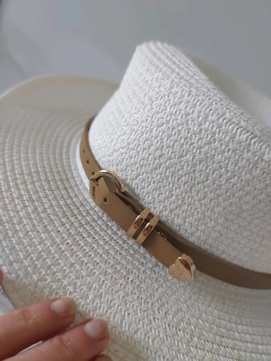 Elegant white hat new - Image 3