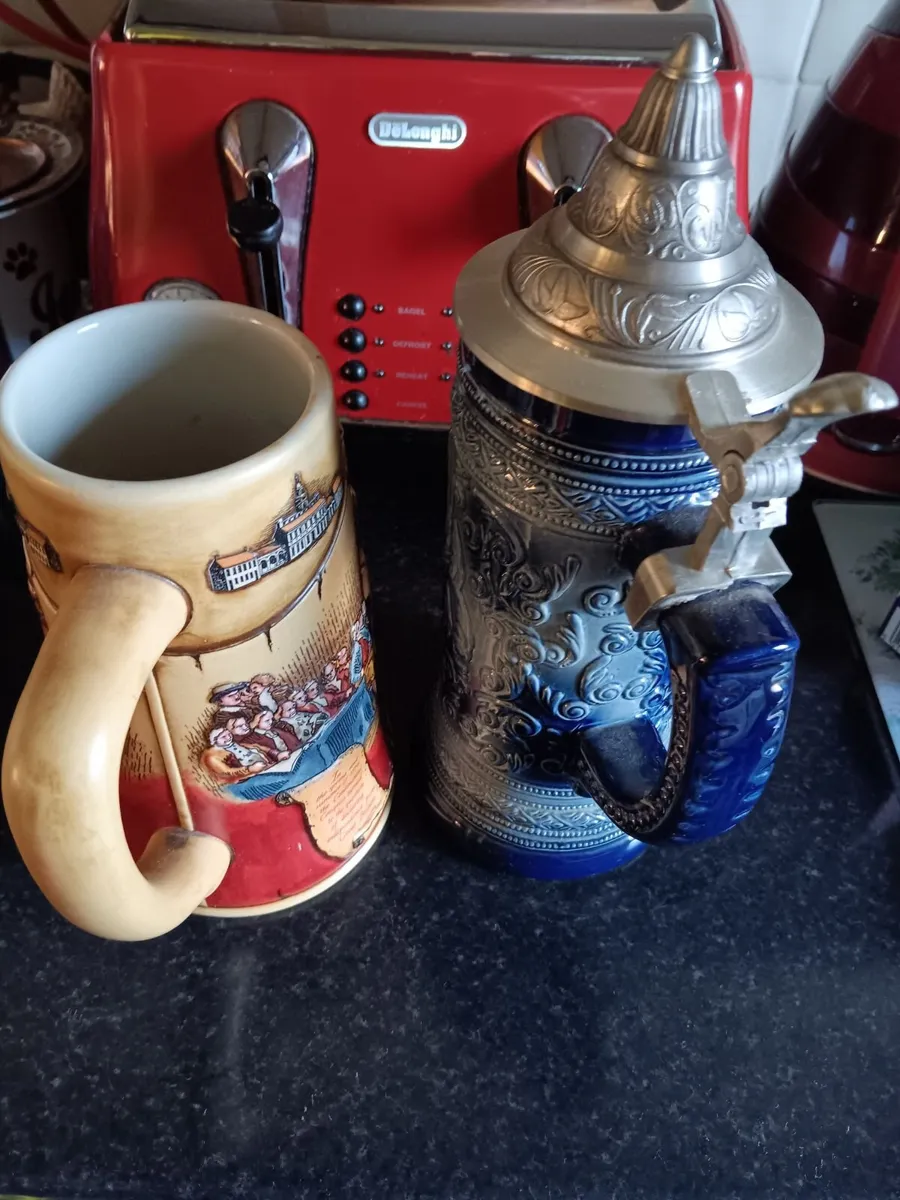 Vintage tankards - Image 1