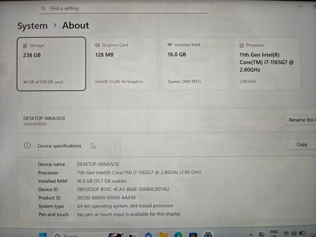Lenovo ThinkPad L14 Gen 2 | i7 (11th gen) | 16GB | - Image 4