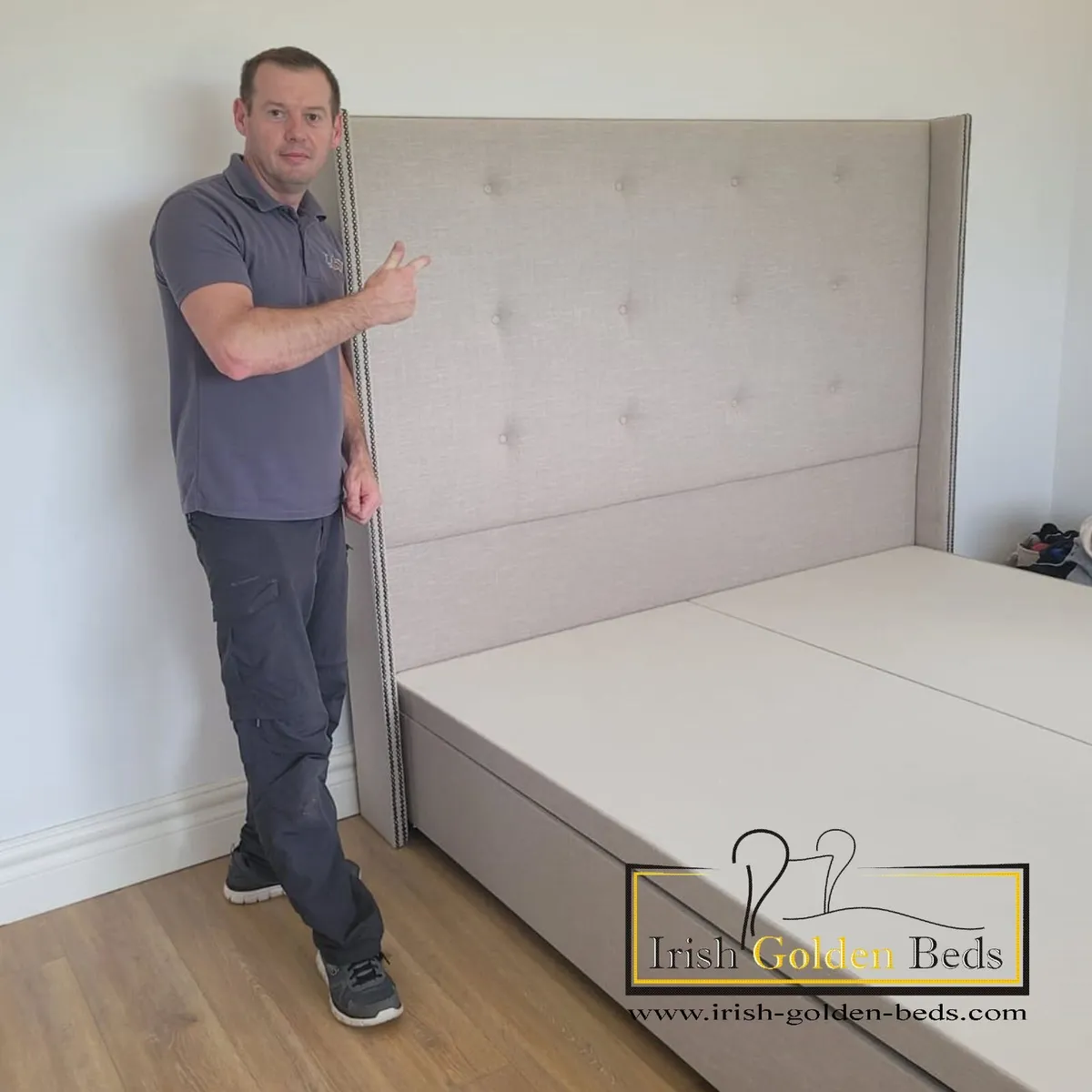 ANY HEADBOARD HEIGHT  Ottoman Storage Bed Gas Lift - Image 3