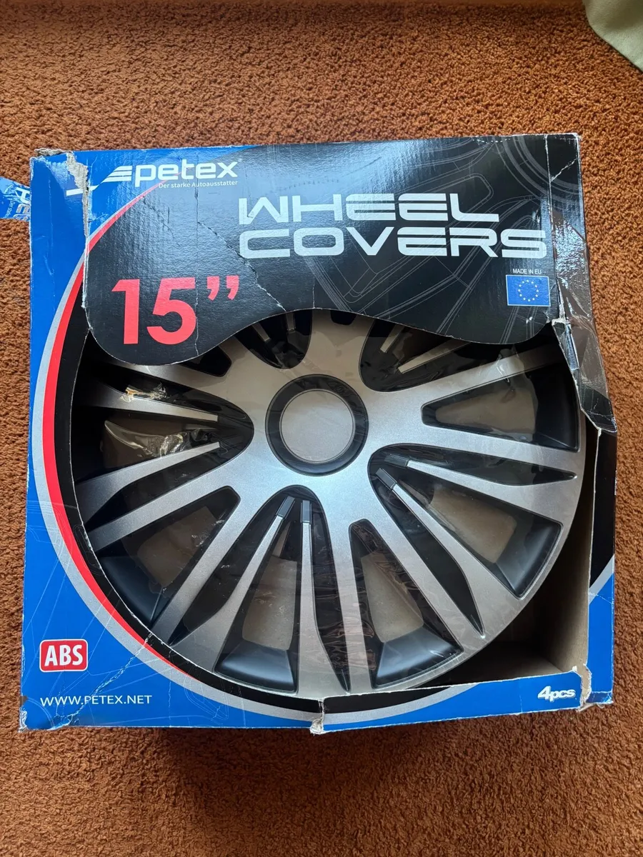 Petex Wheel Covers 15” NARDO silver and black - Image 2
