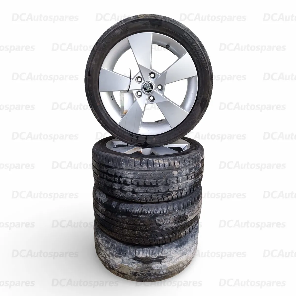 2015 Skoda Octavia 17" Alloy Wheels Set 225/45R17 - Image 1