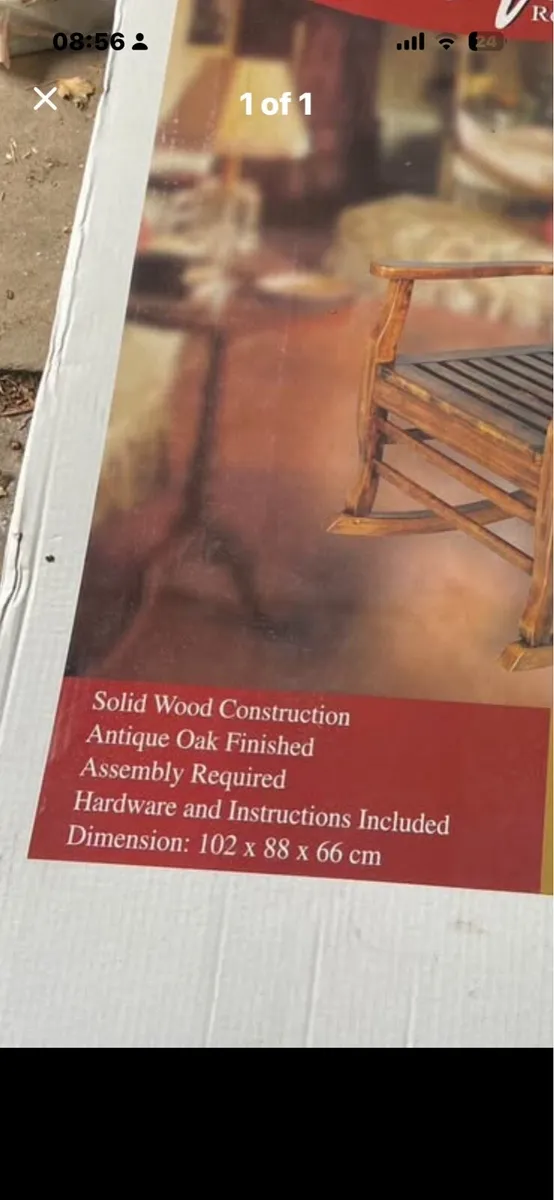 Wooden Rocking Chair - Image 2