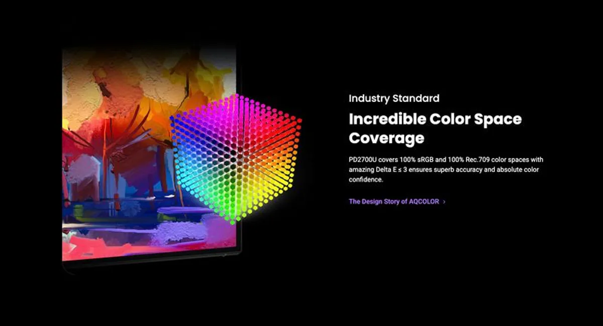 BenQ PD2700U 27'' 4K Designer Monitor , Boxed, Excellent Condition - Image 2