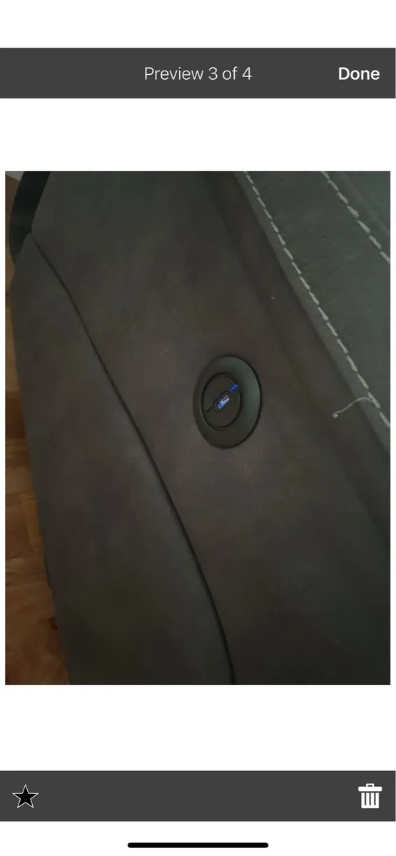 Electric recliner 3 seater - Image 3