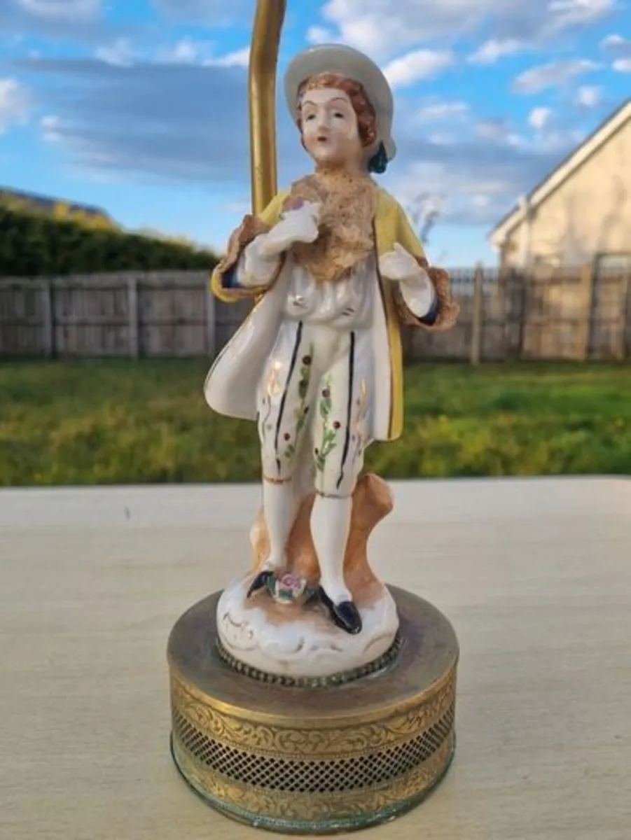 Vintage Japanese lamp base - Image 2