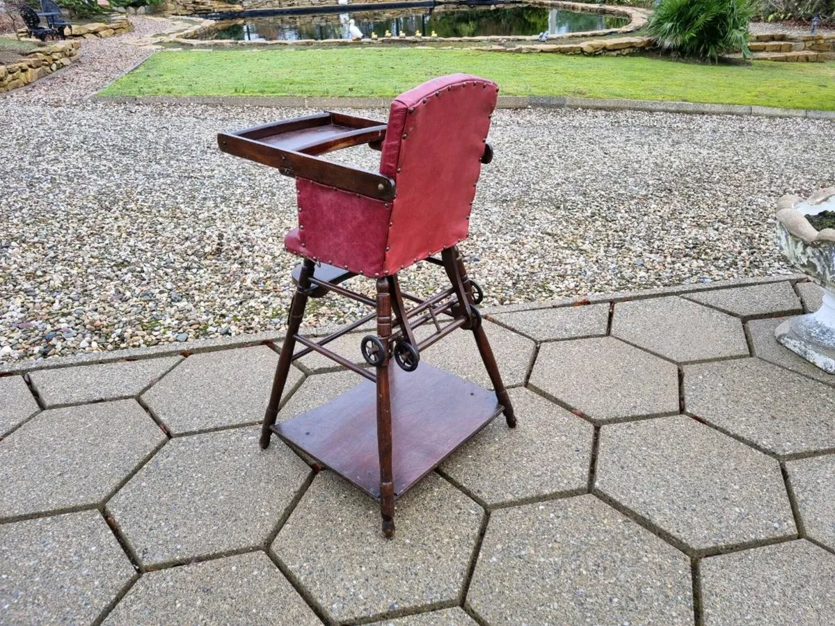 Antique Metamorphic Baby's High Chair - Image 4