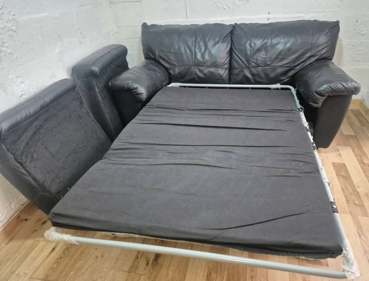 Leather Sofabed ,Dublin Delivery - Image 3