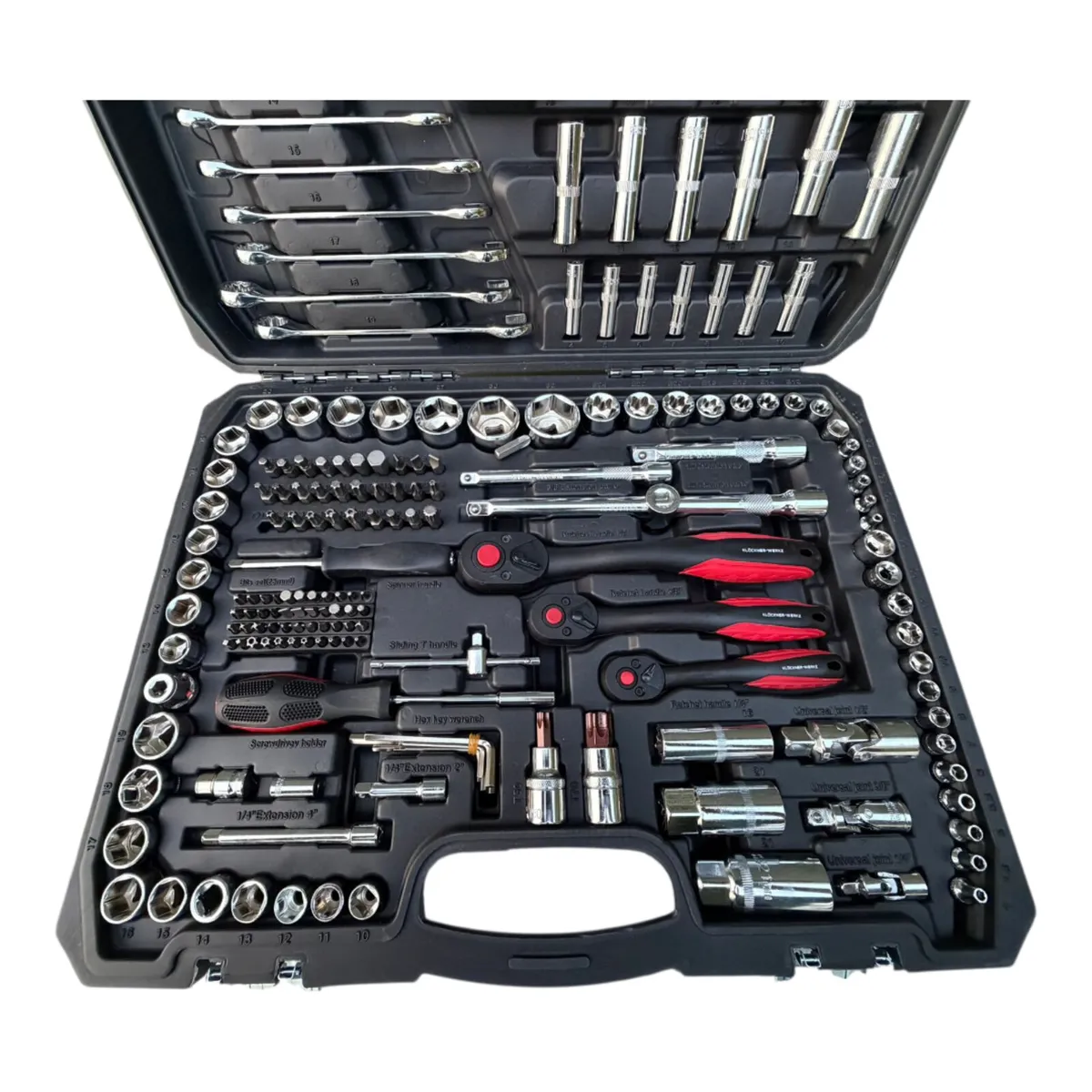 🔧 231PC SOCKET SET – 1/4″, 3/8″ & 1/2″ DRIVE - Image 3
