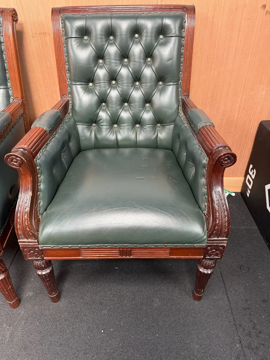 2 old style arm chairs - Image 3
