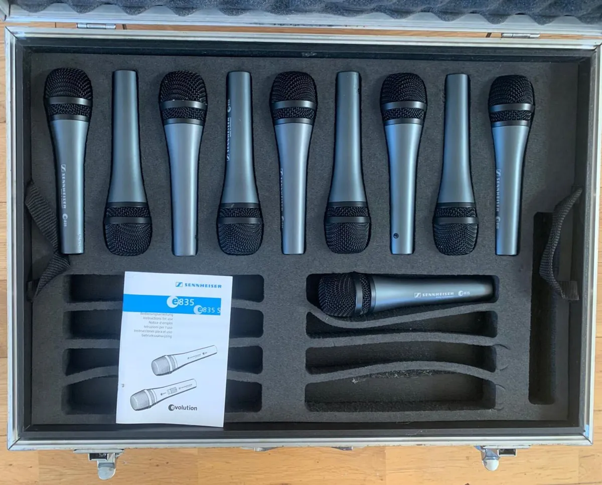 Sennheiser E835 Micophones - Image 1