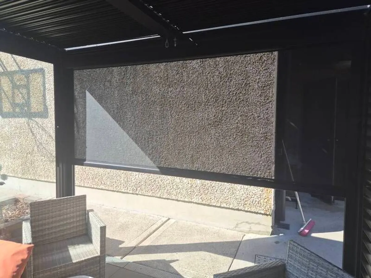 4m Electric Pergola Blinds - Image 3
