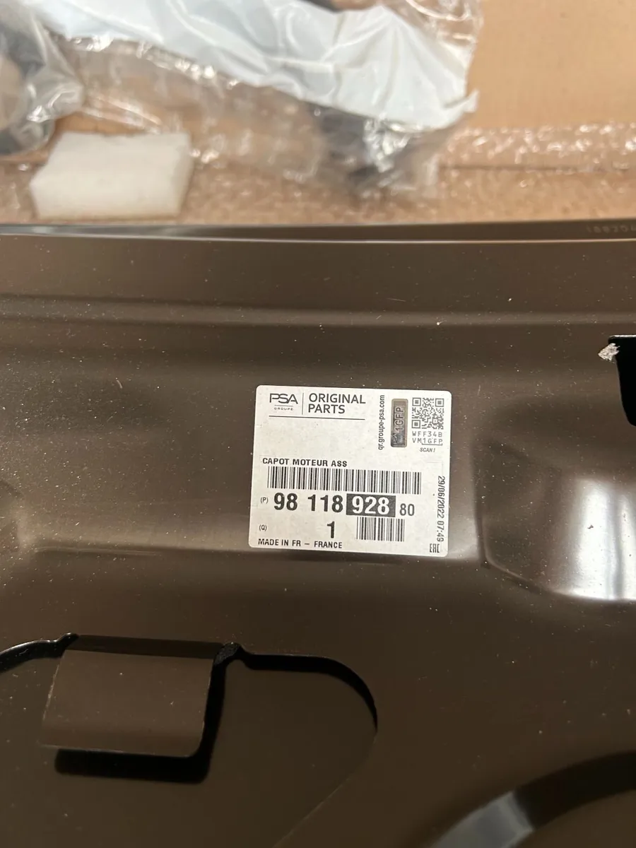 Bonnet for Van -  Peugeot/Citroen/Toyota/Opel - Image 2