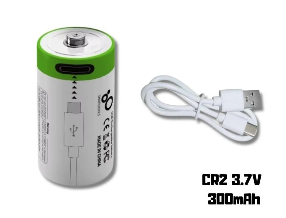 CR2 Rechargeable Battery USB 3.7V