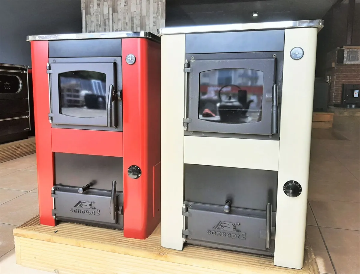 Concept Mini 25kw Boiler Stove c/w Hot Plate - Image 1