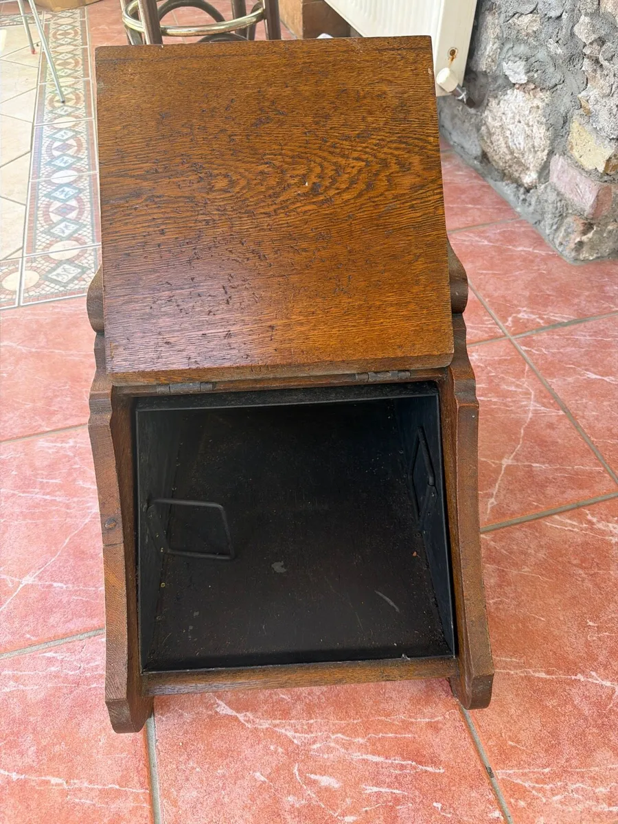 Antique coal scuttle - Image 3