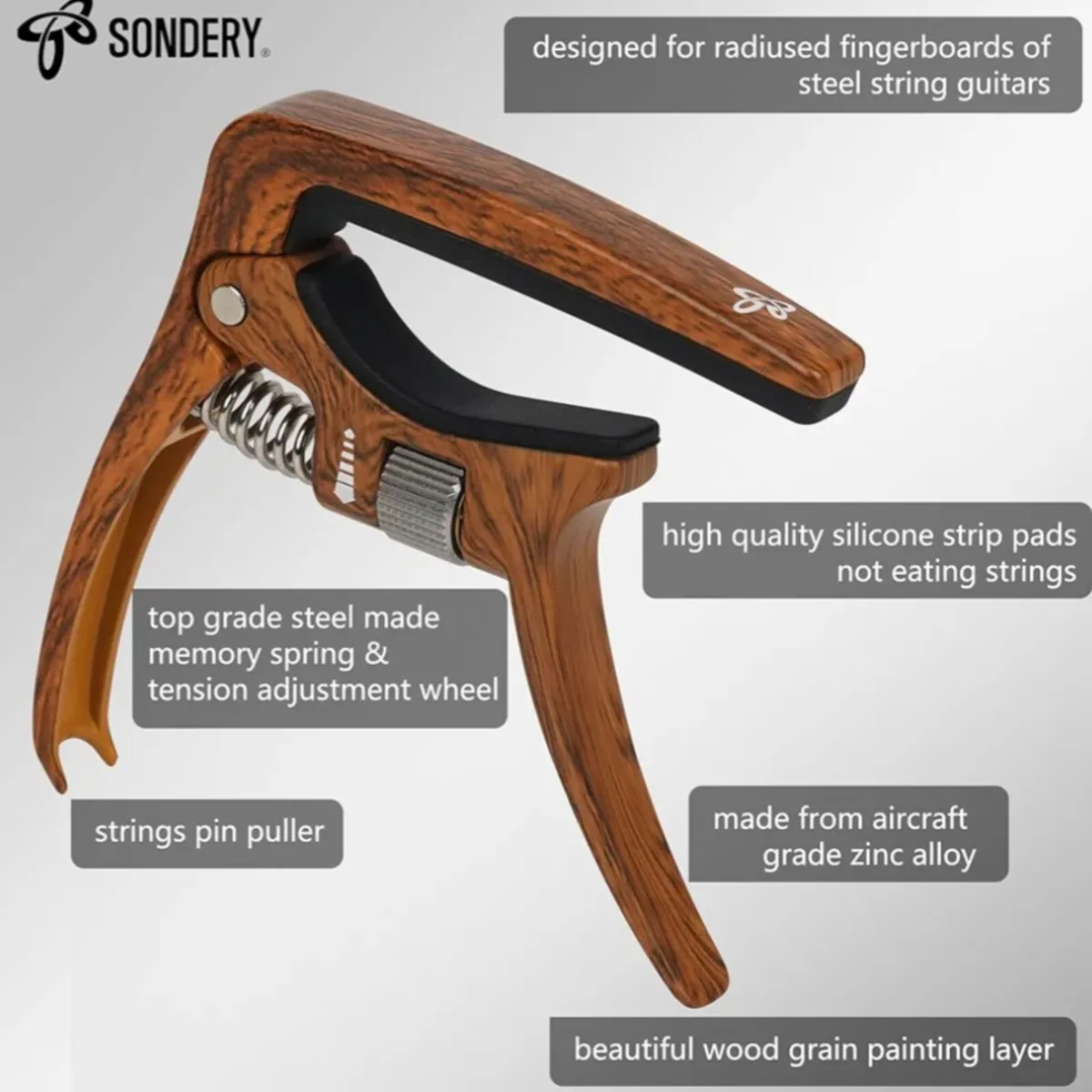 Sondery Professional Guitar Capo - Image 2