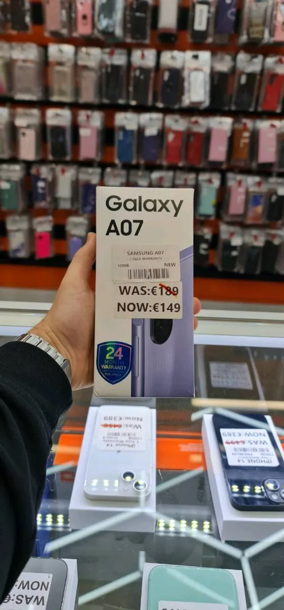 SAMSUNG A07 128GB NEW Purple unlocked