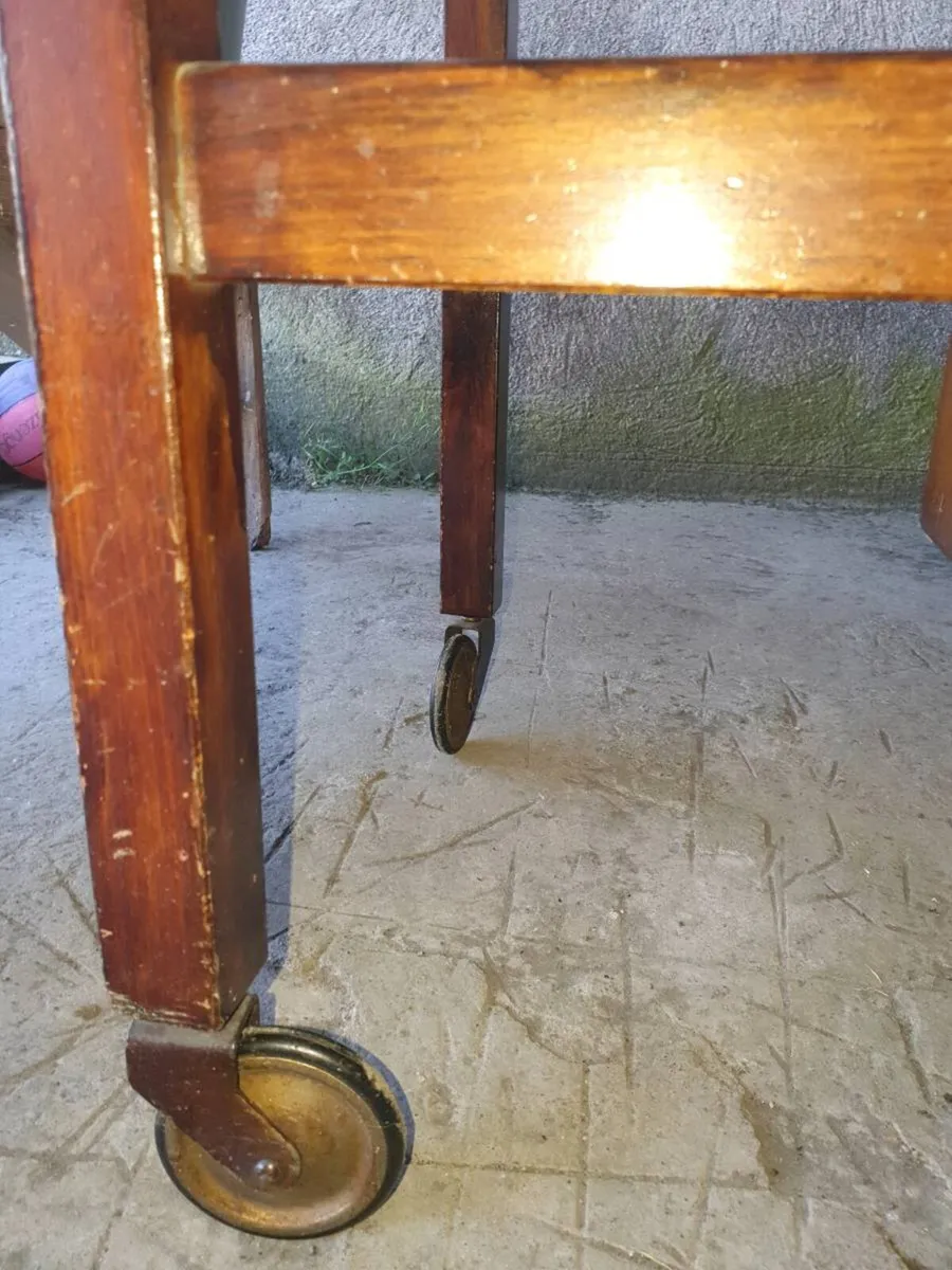 Vintage Art Deco serving trolley - Image 3