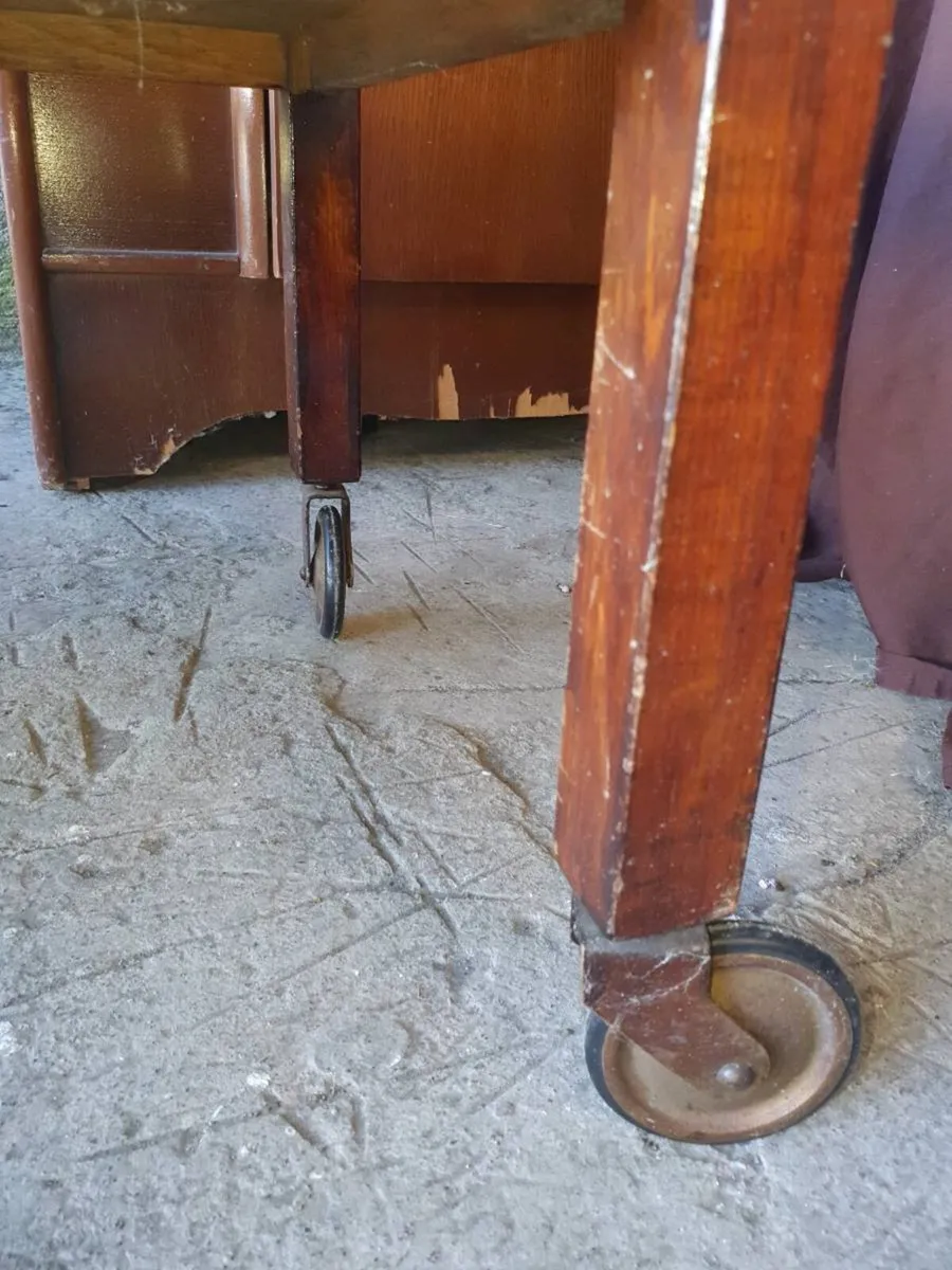 Vintage Art Deco serving trolley - Image 4