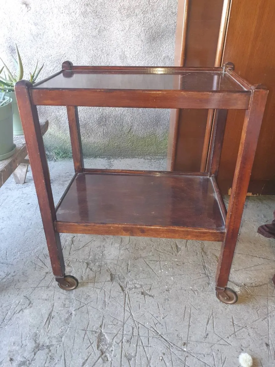 Vintage Art Deco serving trolley - Image 1