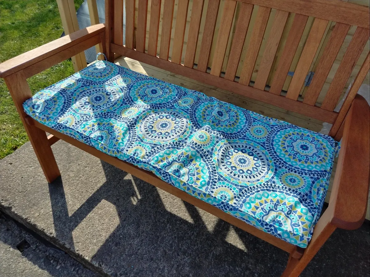 Garden 2 Seater Bench and Cushion €160 - Image 4