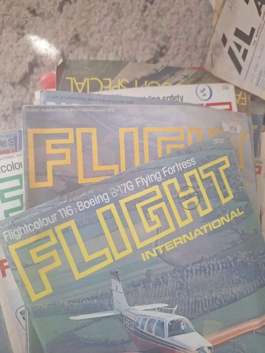 vintage flight magazines - Image 1