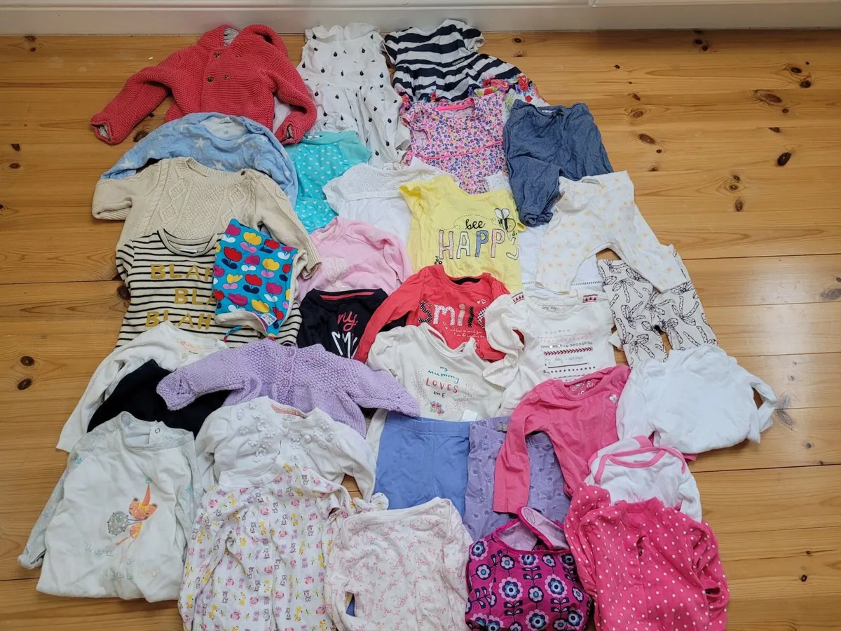 Baby Girl Clothes Age 9/12m - Image 1